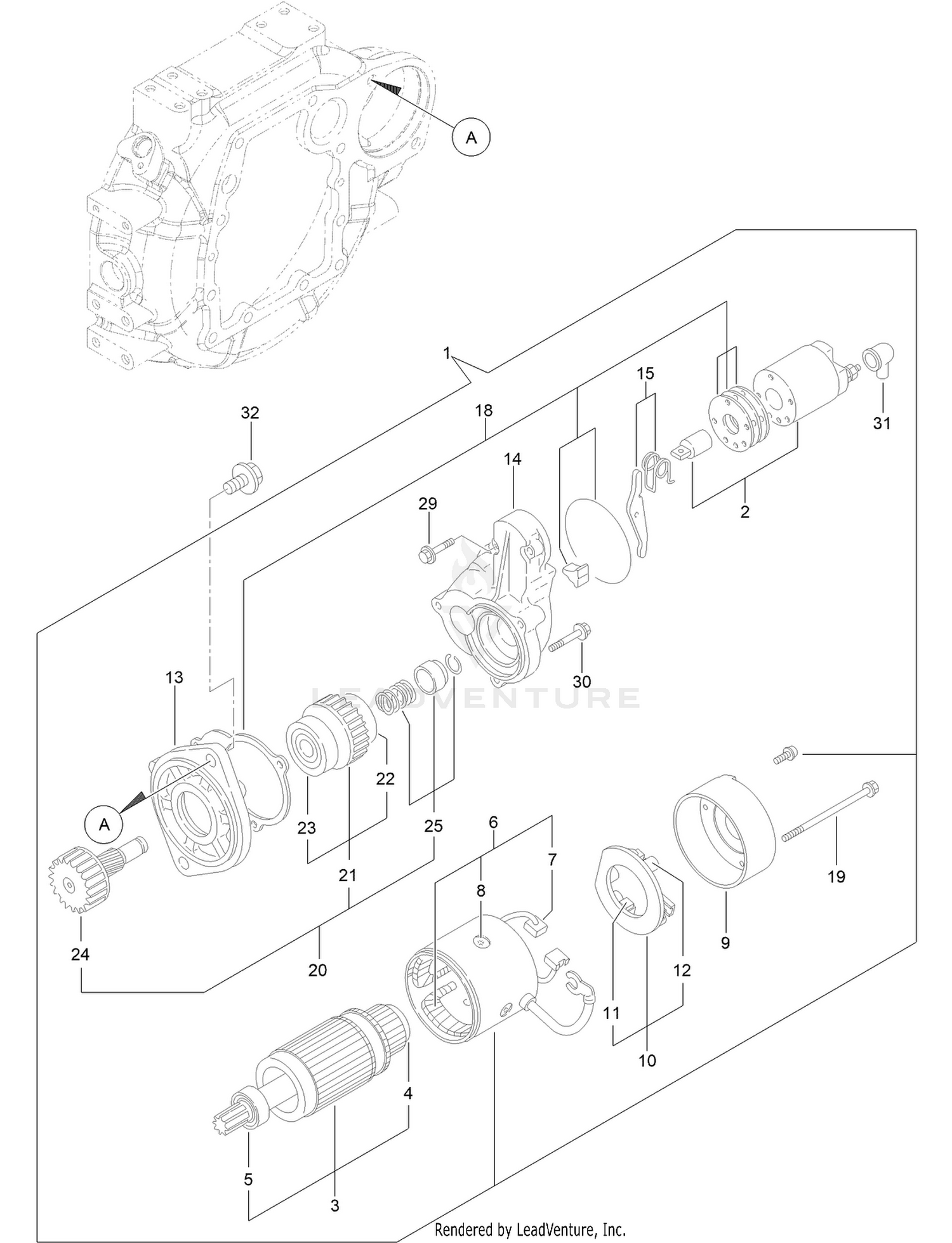 Starting Motor Assembly