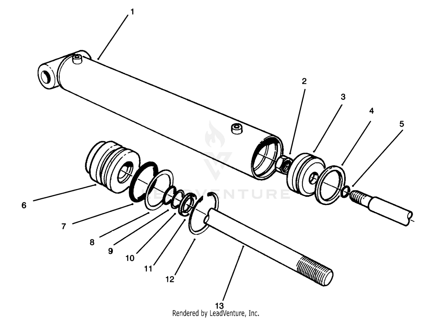 Hydraulic Lift Cylinder No. 54-0150