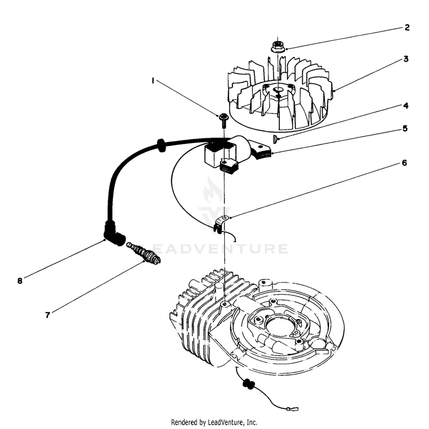 Flywheel  Magneto Assembly
