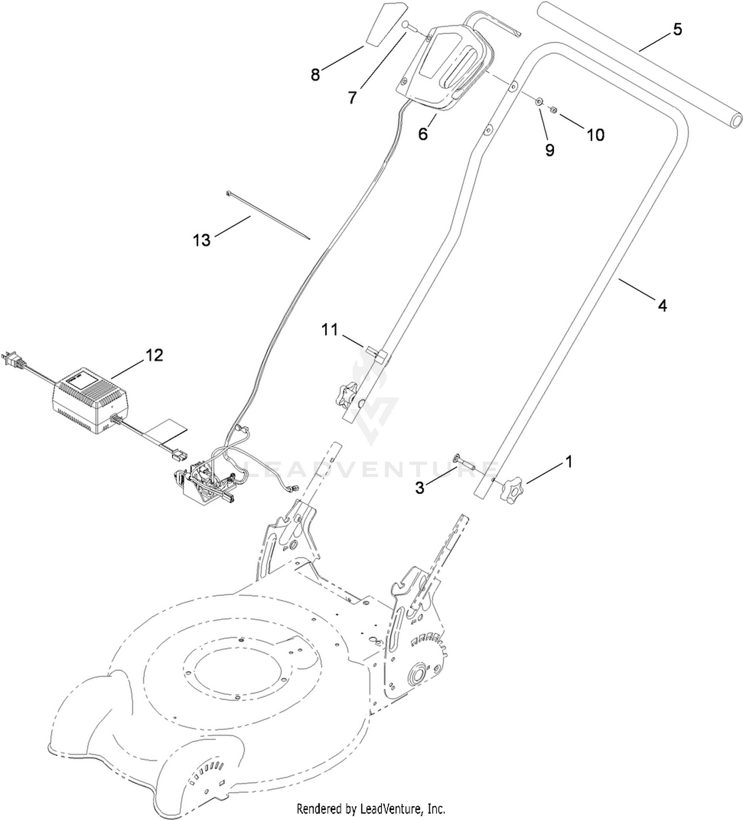 Handle and Control Assembly
