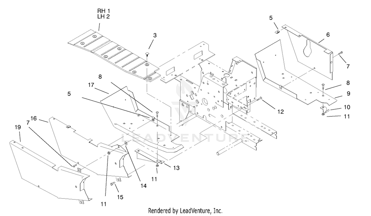 Footrest  Hoodstand Side Covers