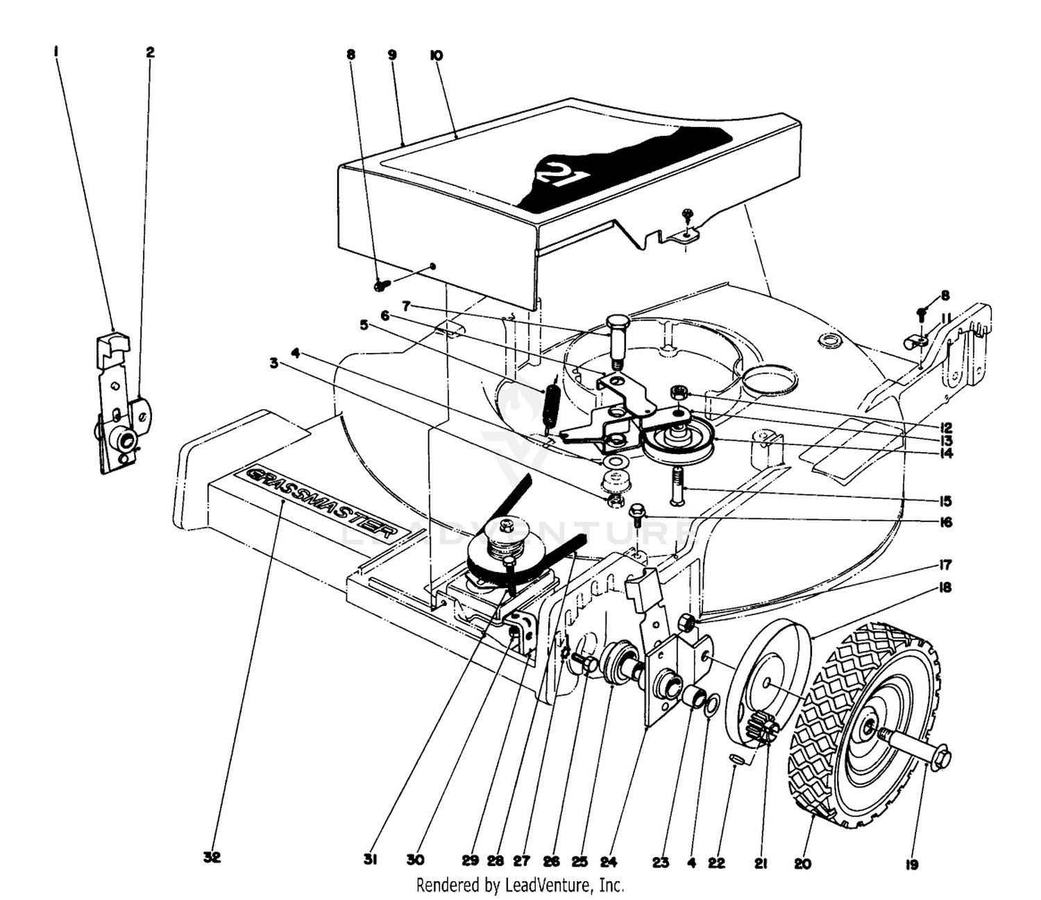 Front Wheel And Pivot Arm Assembly