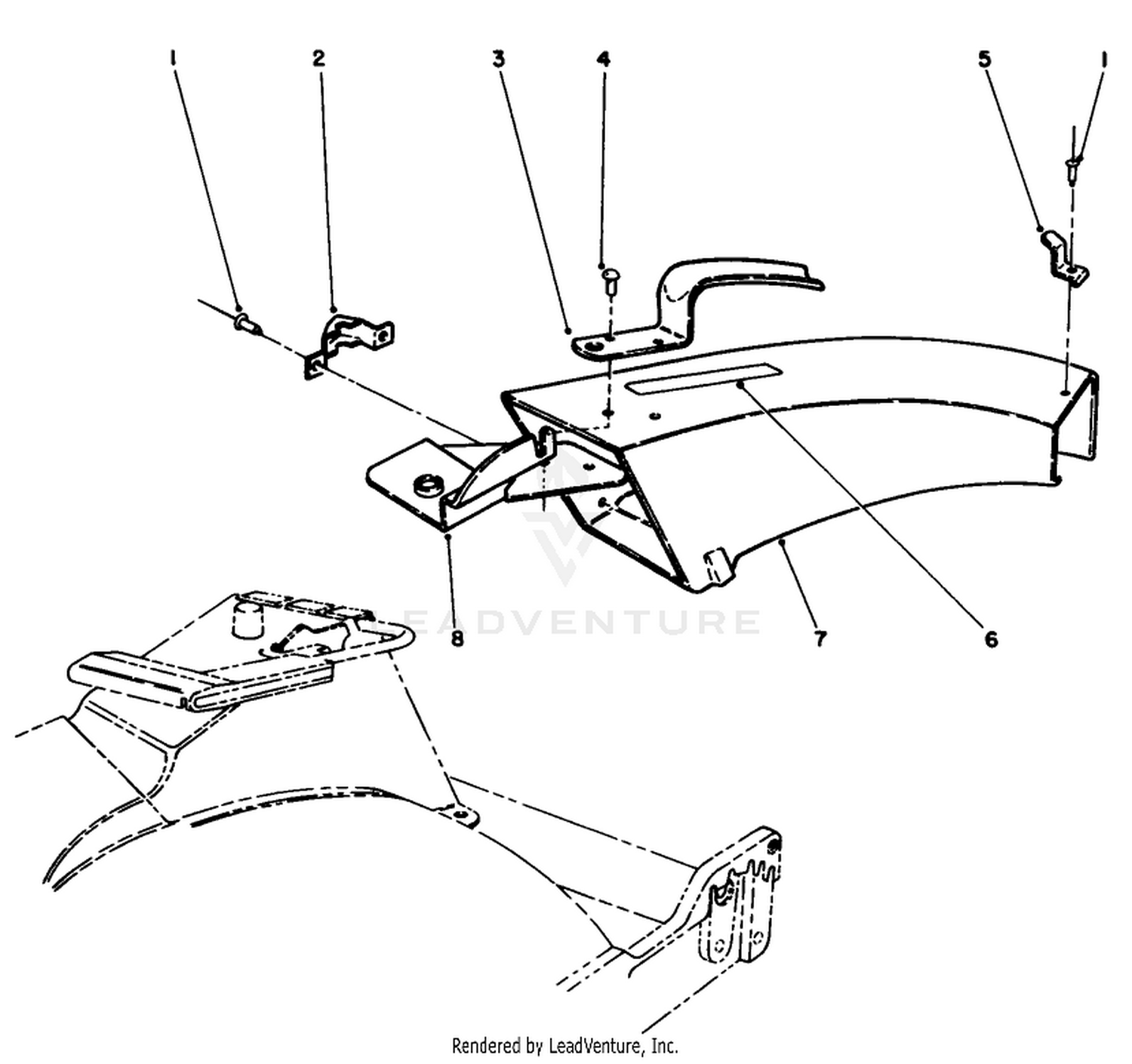 Side Discharge Chute Model No. 59110 (optional)