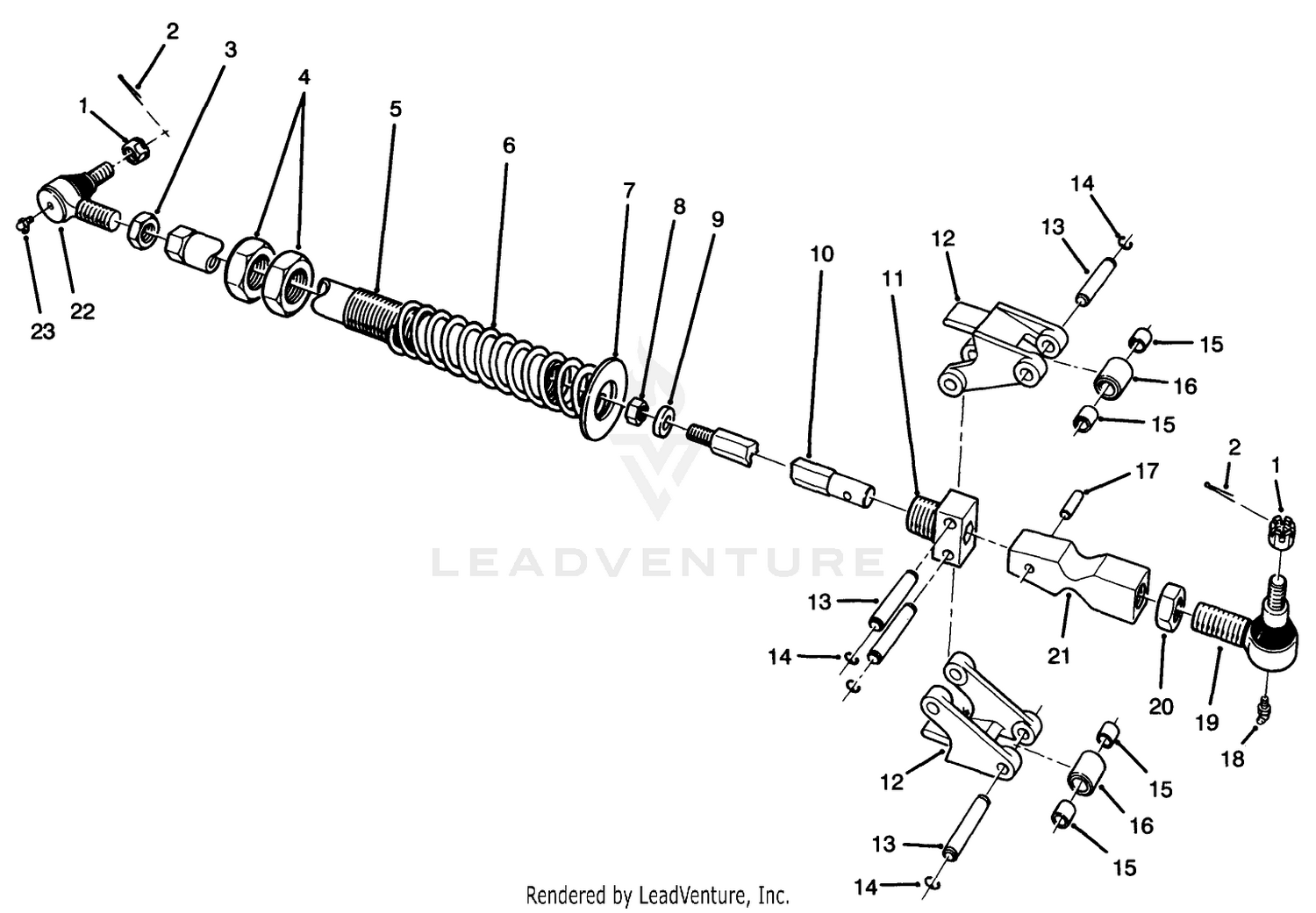 Wing Deck Latch Assembly