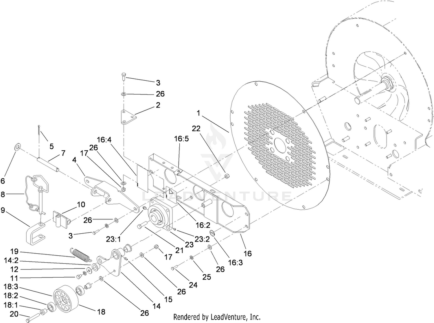 Bearing and Screen Assembly