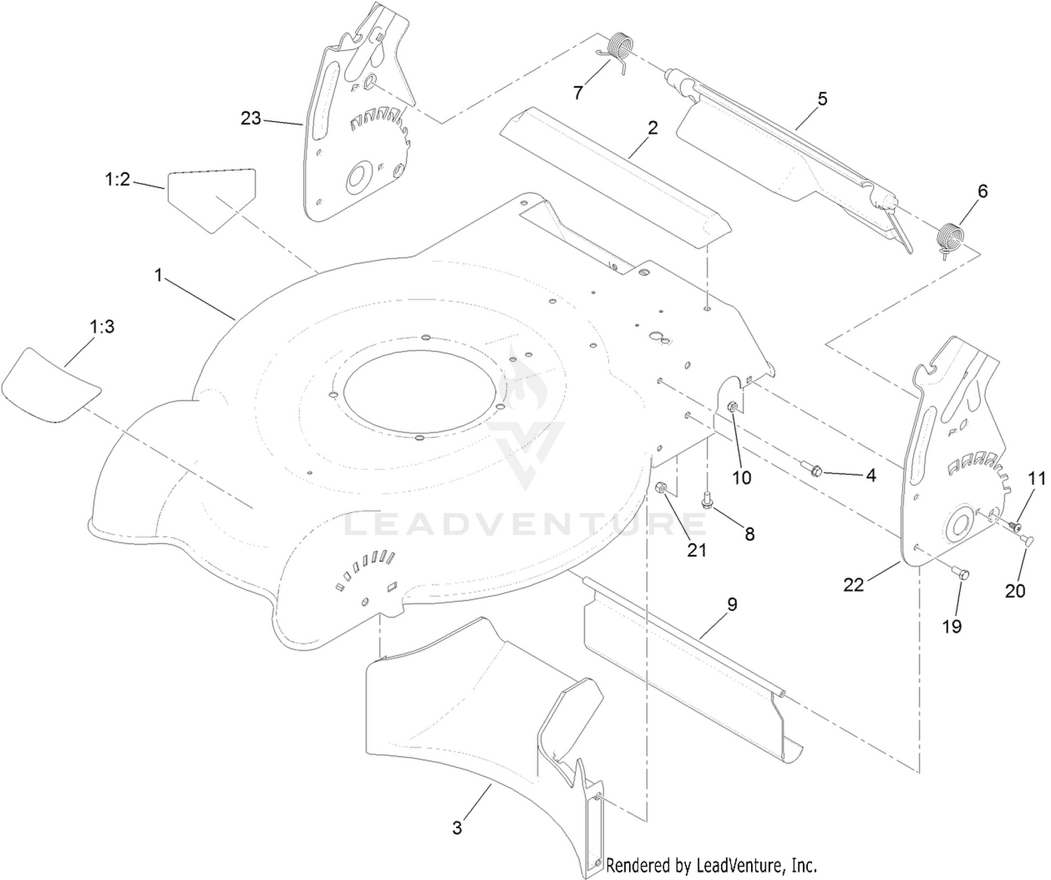 Housing and Rear Door Assembly