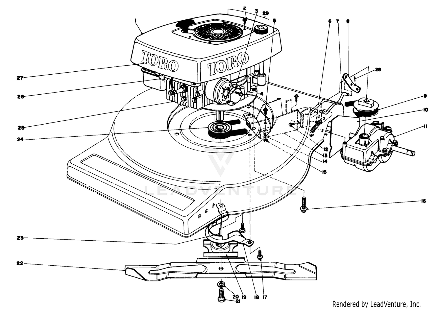 Engine Assembly (model No. 16940)
