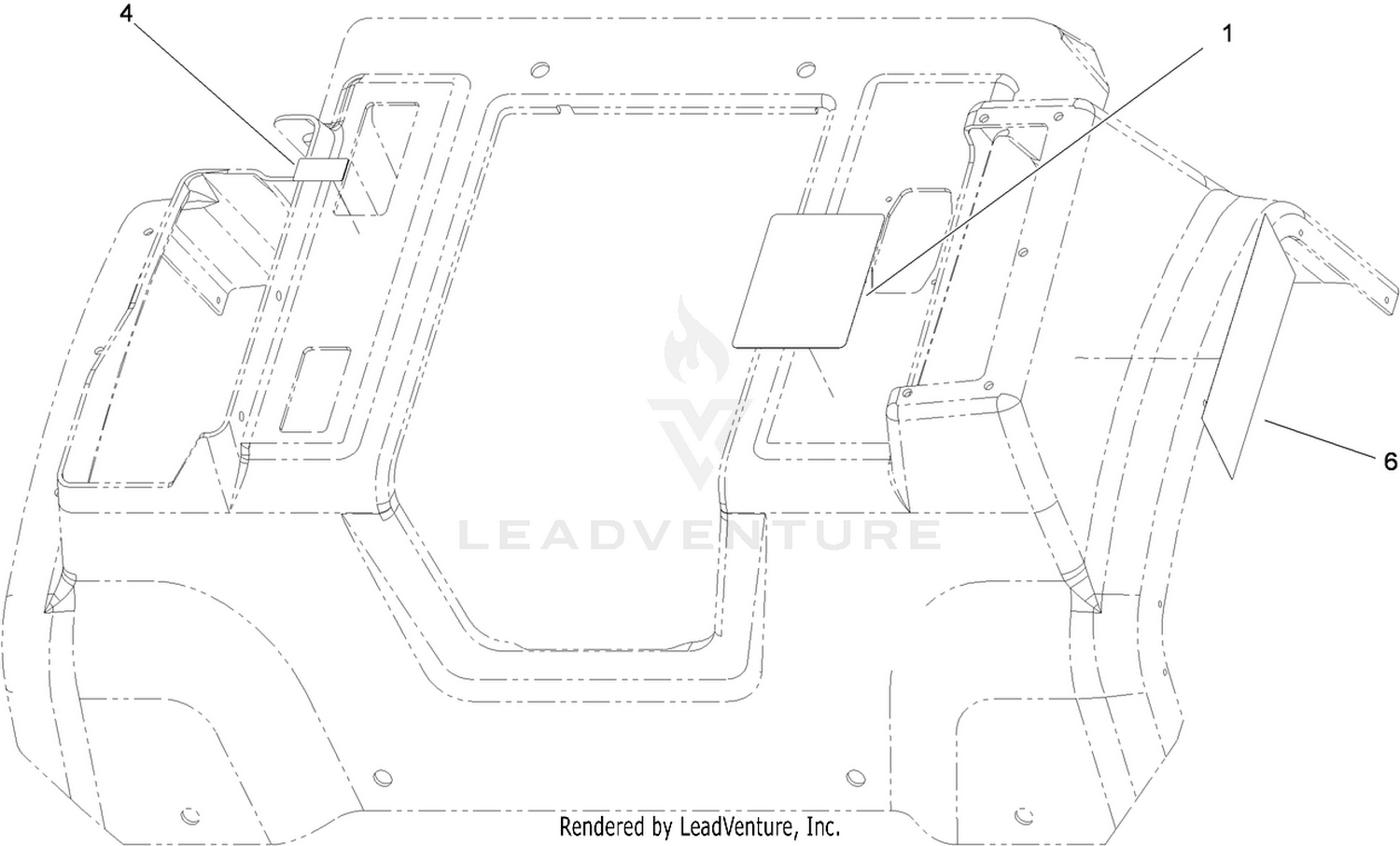 Seat Base Assembly No. 104-8875