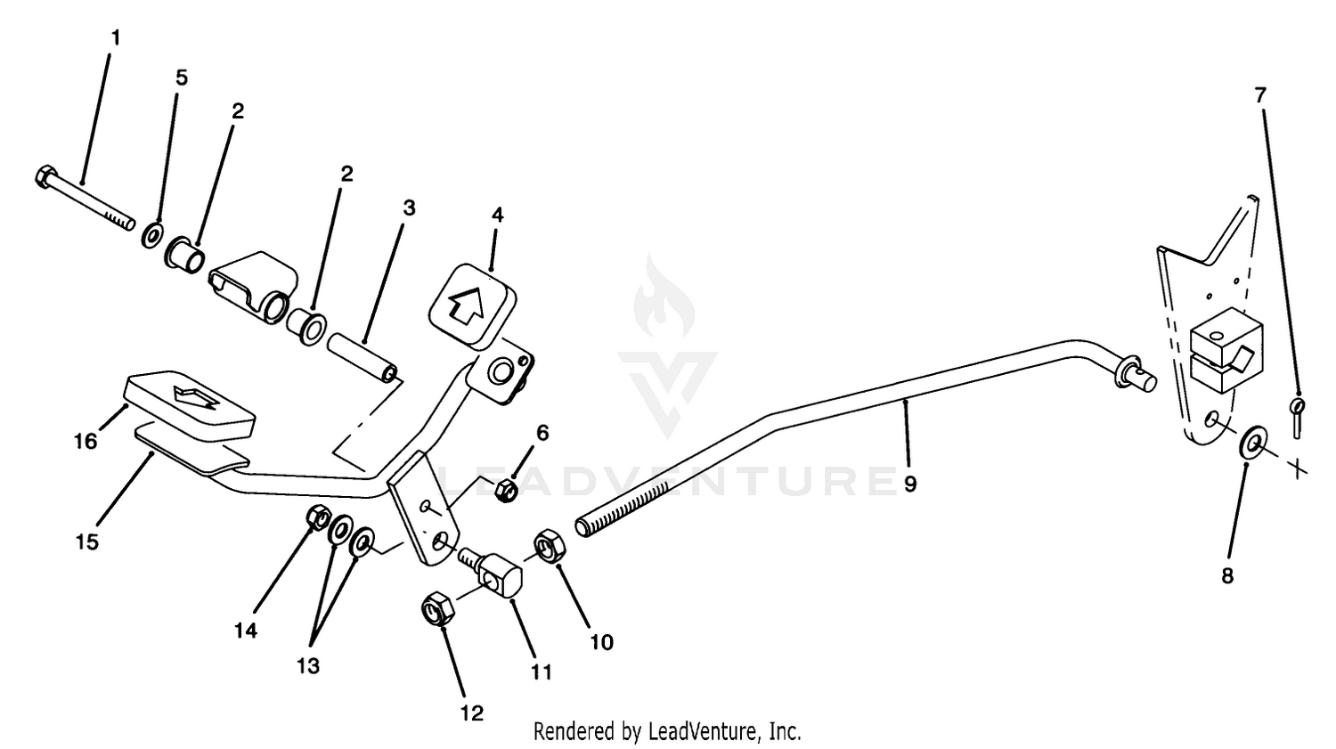 Traction Pedal Assembly