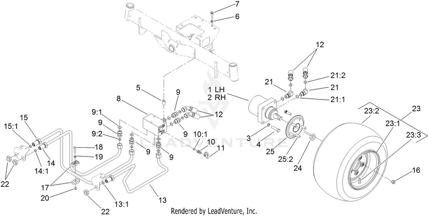 Rear Wheel Drive Assembly