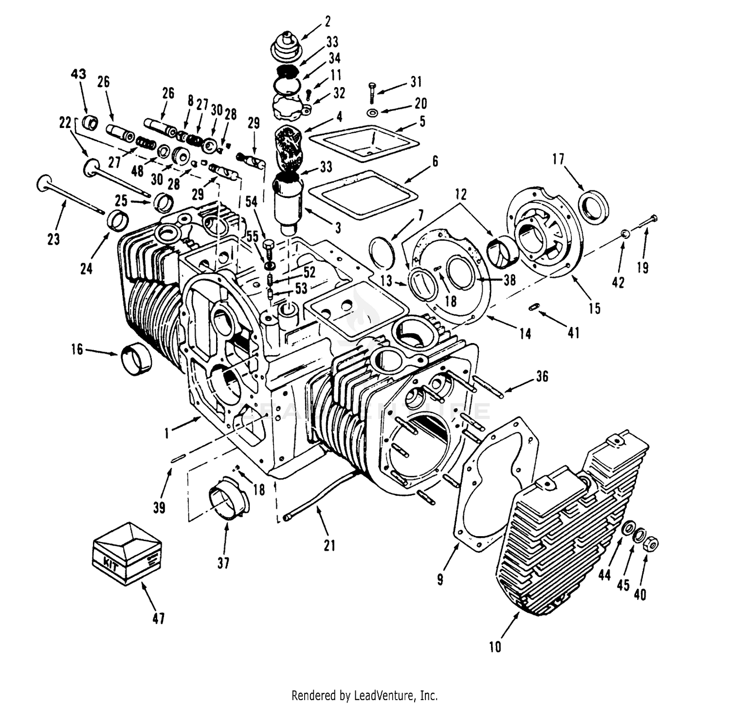 Engine Cylinder Block P224 G Spec. E
