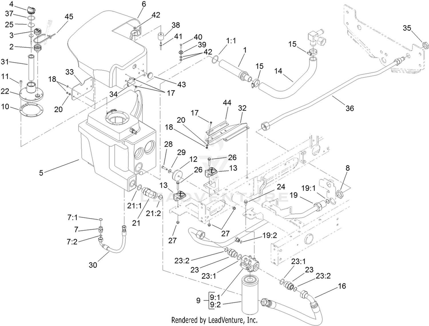 Hydraulic Tank Assembly