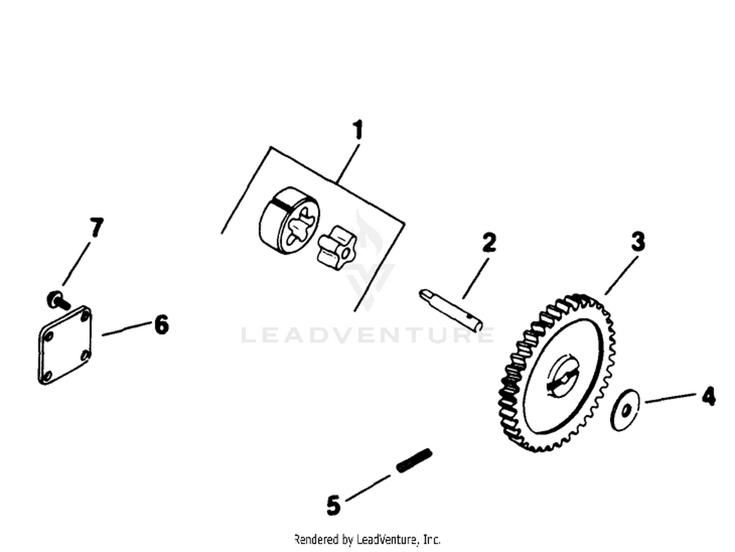 Oil Pump-Engine Kohler Model No. M18qs-24657 (continued)