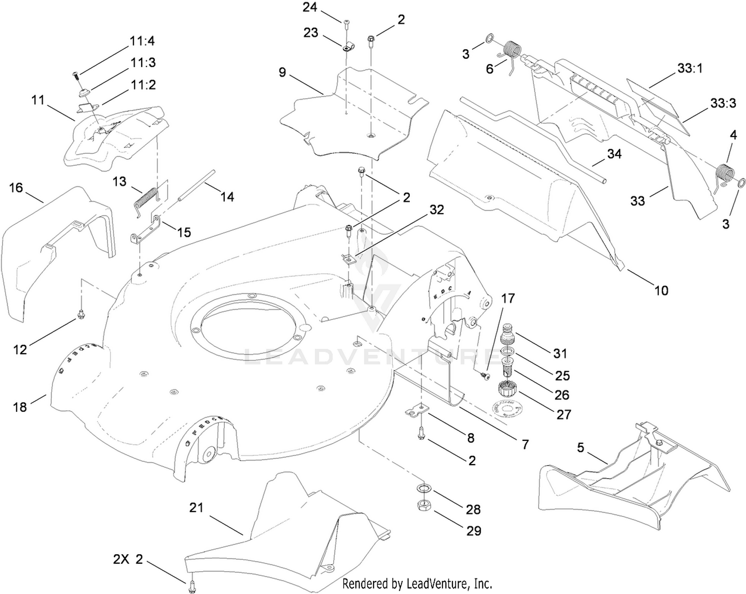 Housing and Rear Door Assembly