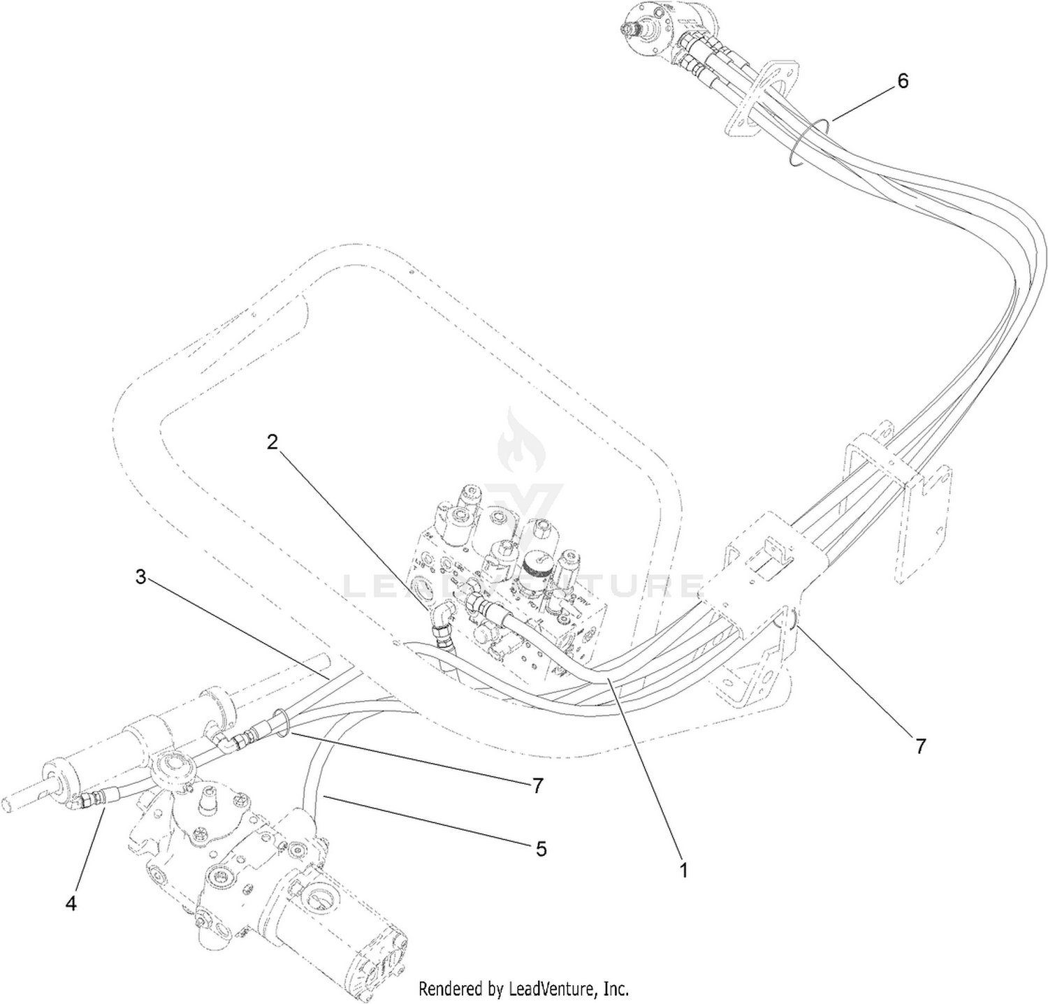 Hydraulic Steering Assembly
