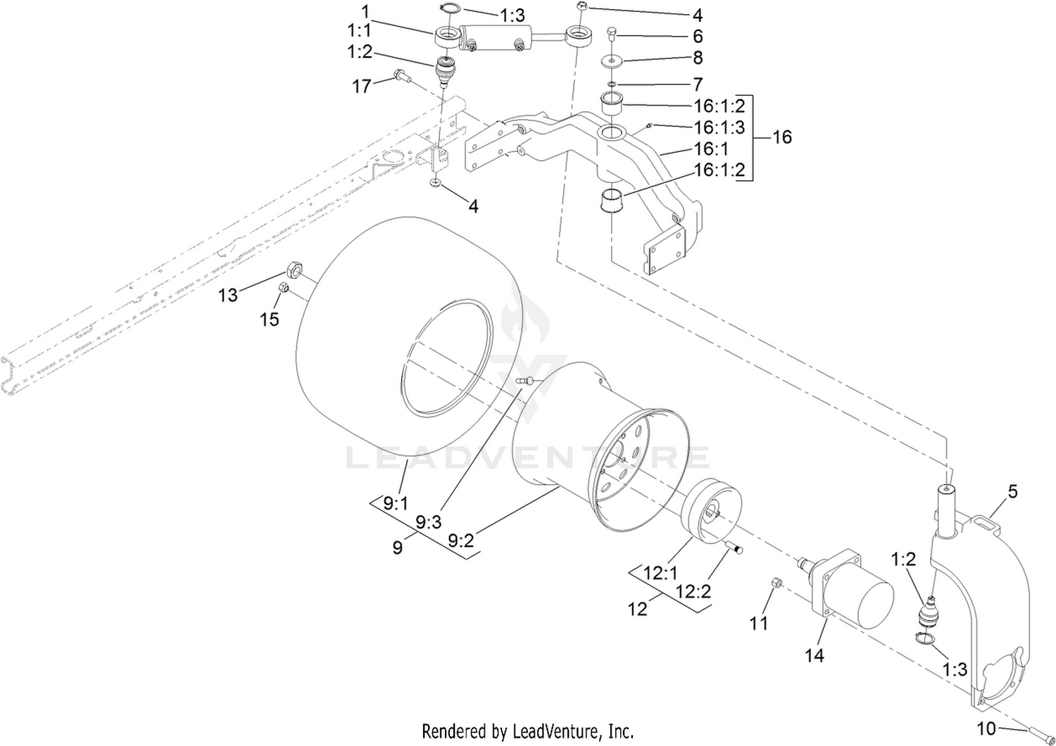 Rear Fork Assembly