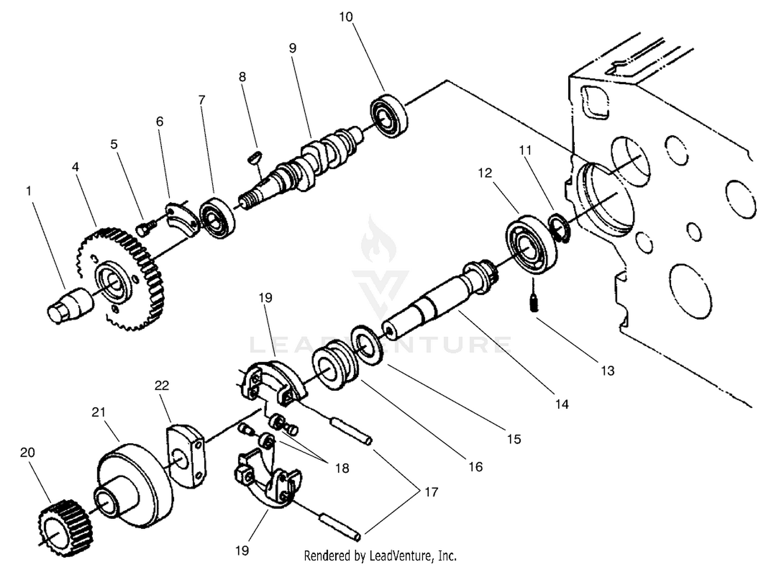 Fuel Camshaft Assembly
