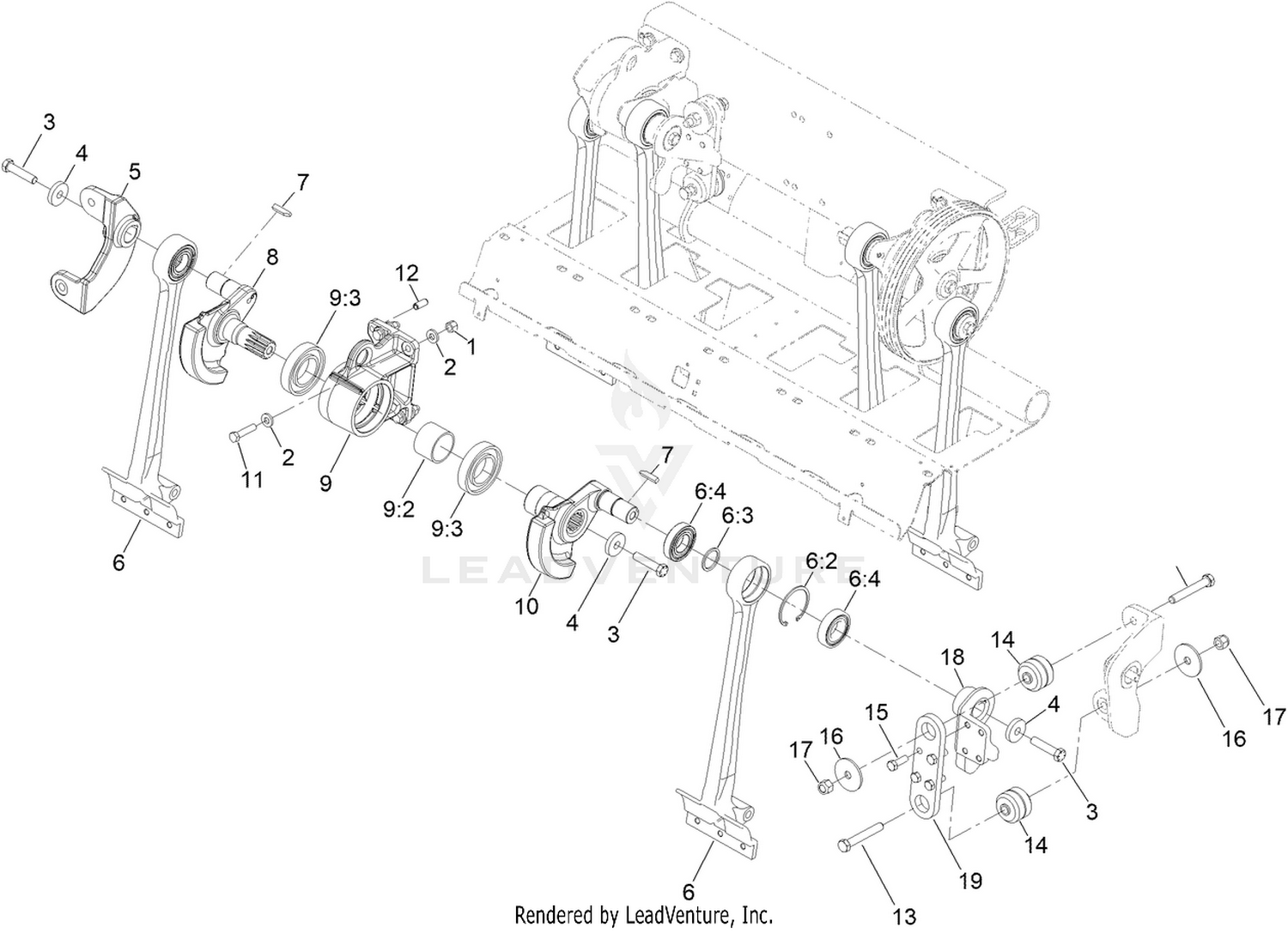 Center Crankarm Assembly