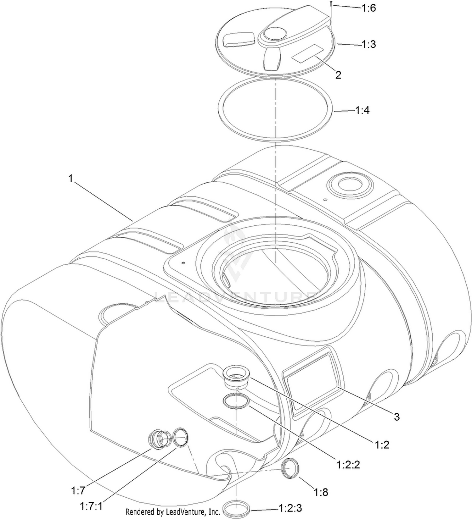 Tank Assembly No. 117-8005