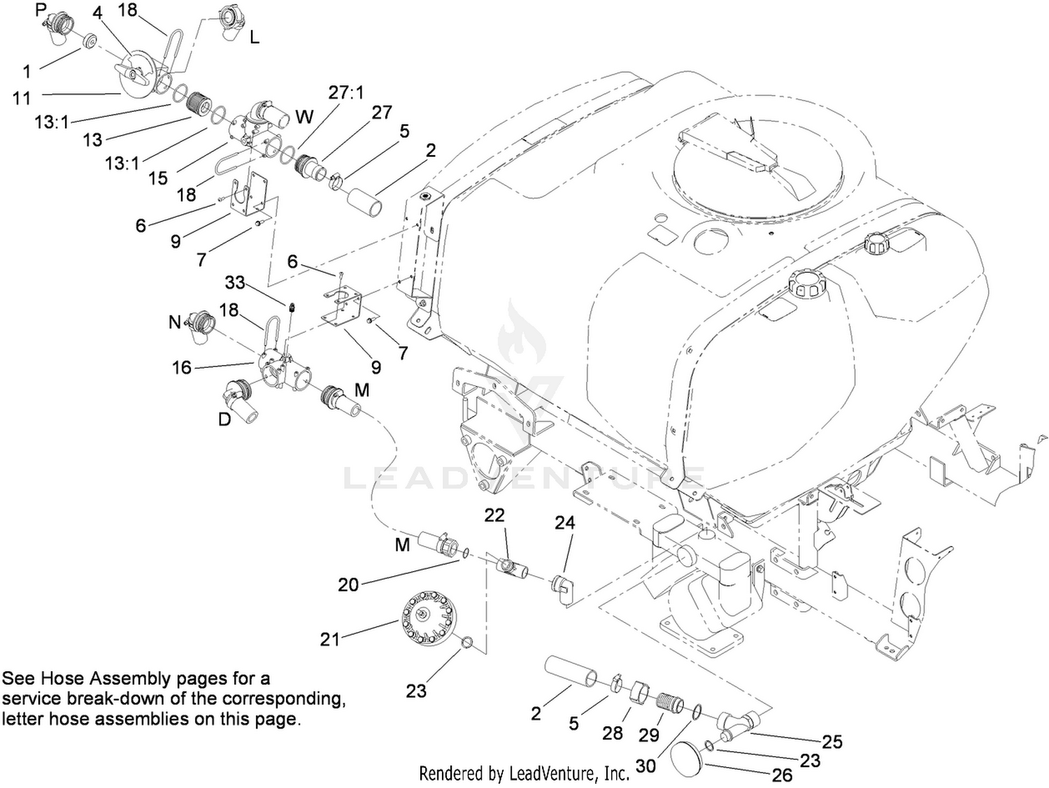 Sprayer Component Assembly No. 1