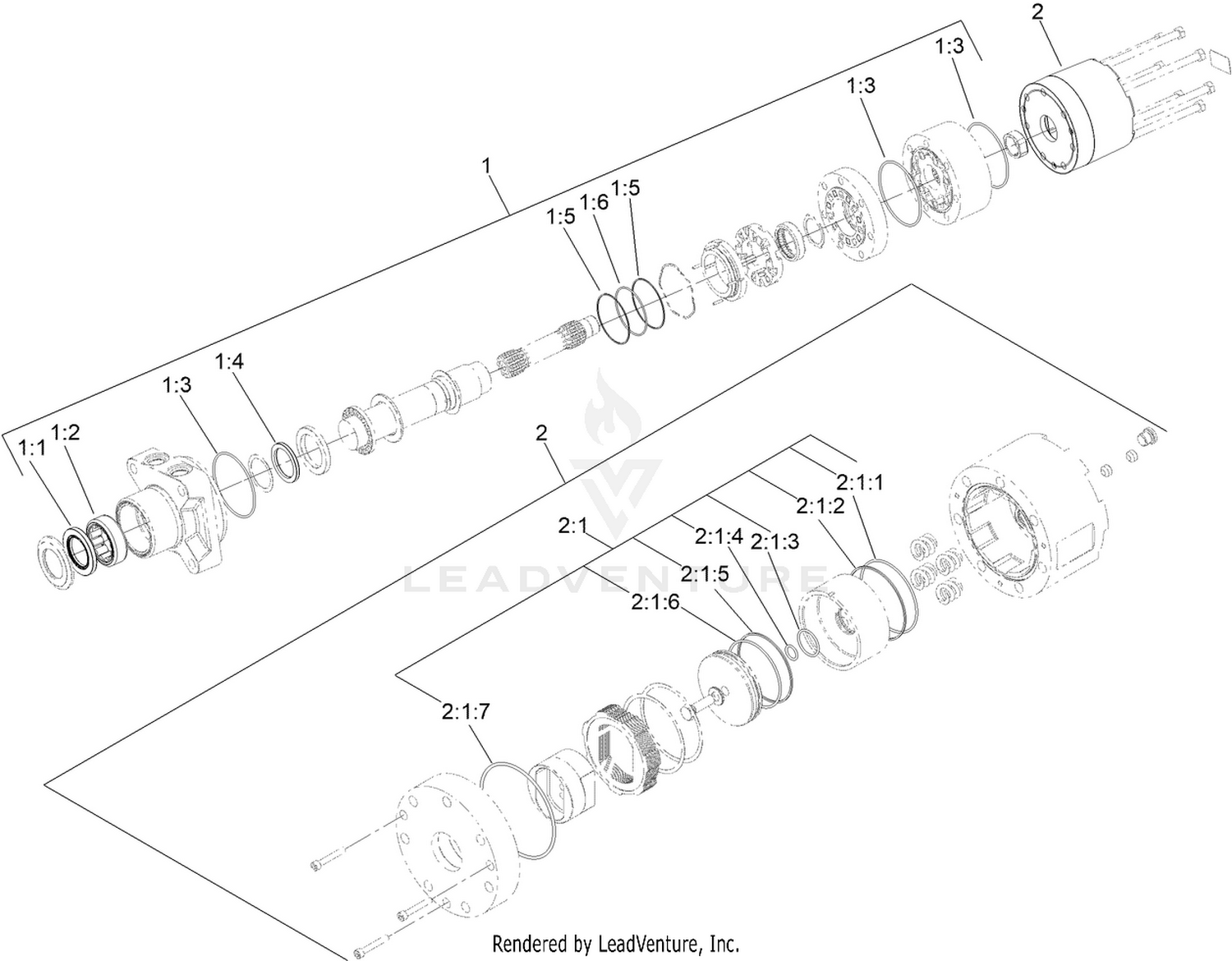 Hydraulic Motor Assembly No. 139-6038