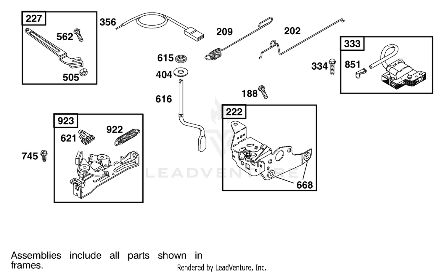 Engine Briggs  Stratton Model 12h802-1767-E1 4