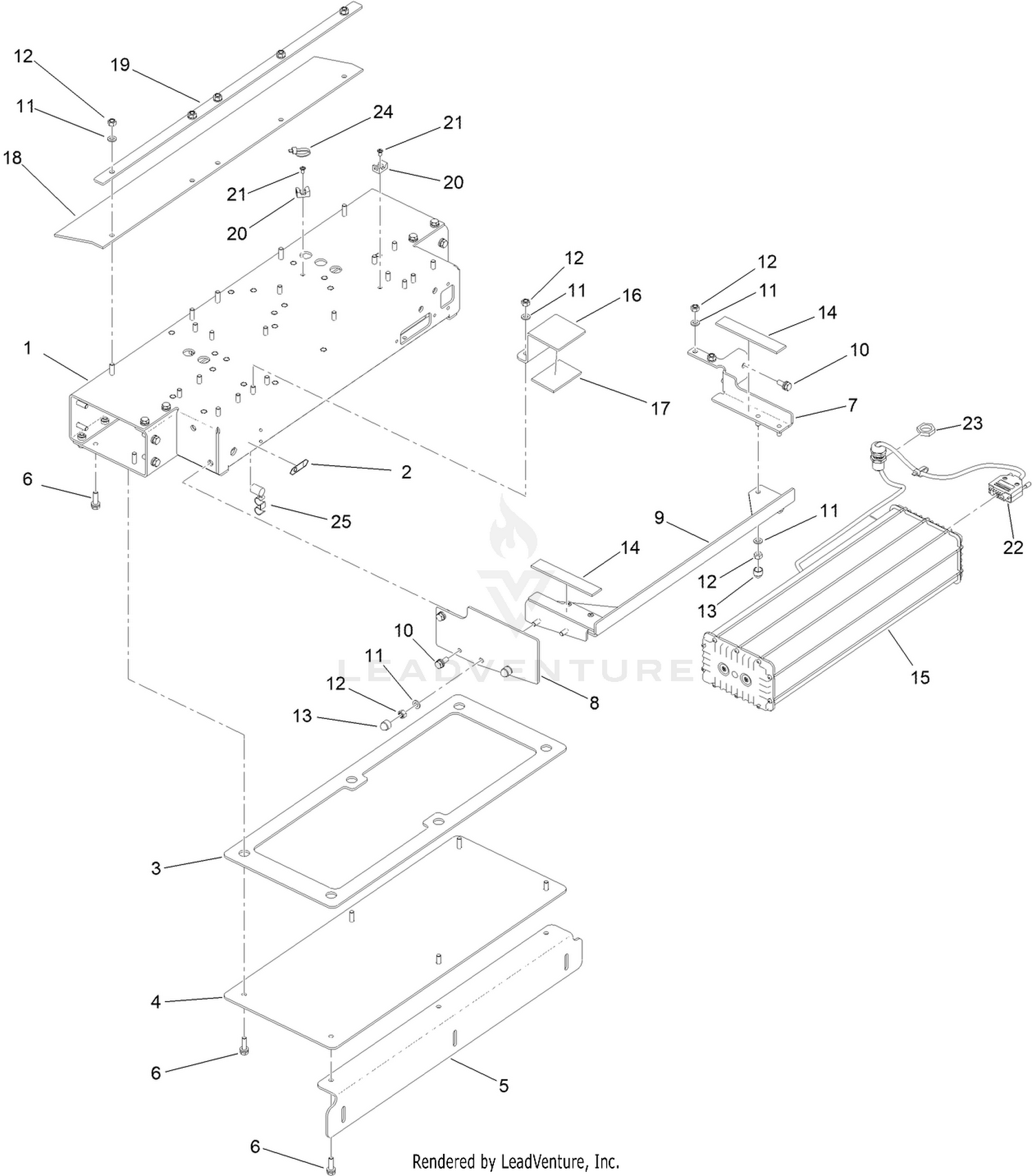Electrical Box and Battery Assembly