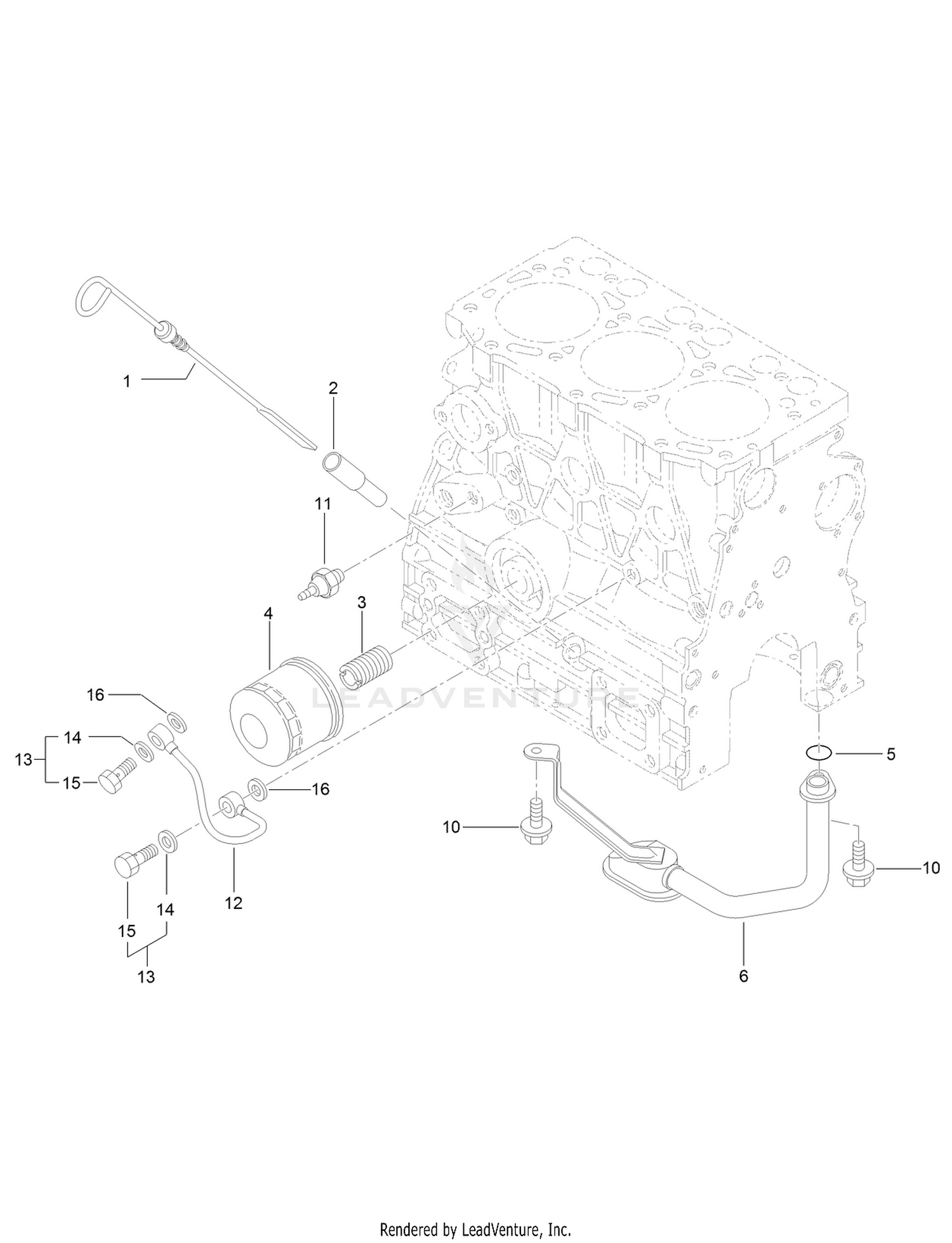 Lubrication and Oil System Assembly