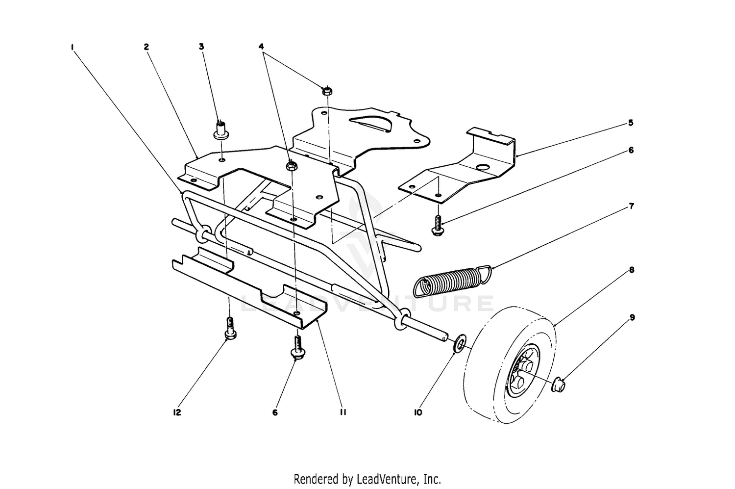 Wheel Kit (gas Power Shovel)