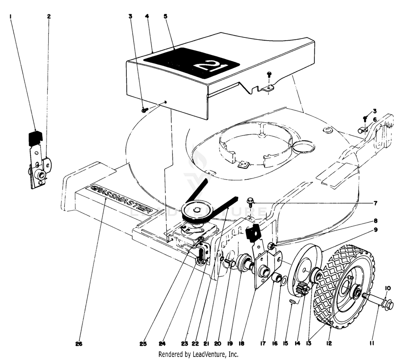 Front Wheel And Pivot Arm Assembly