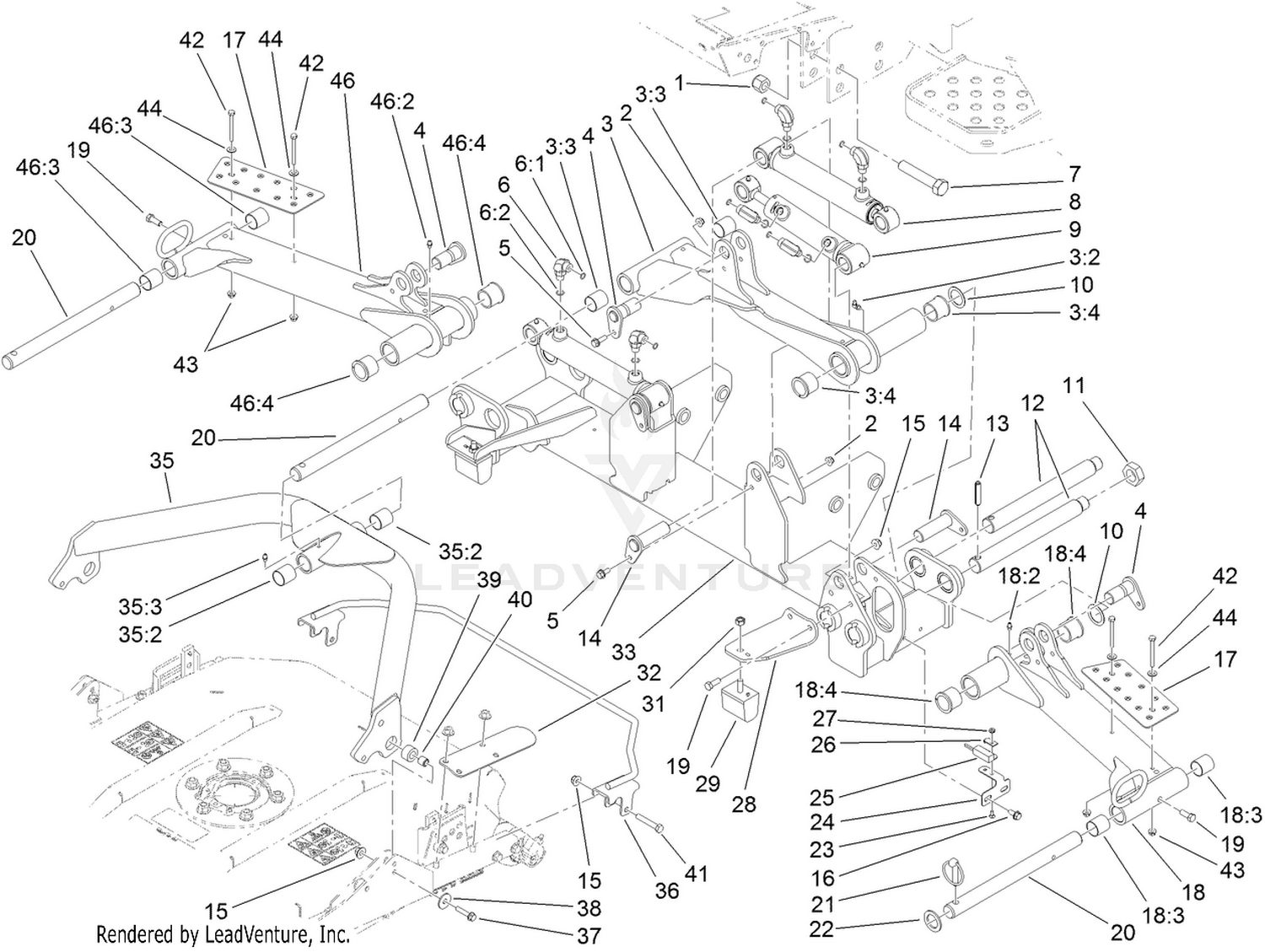 Front Lift Arm Assembly