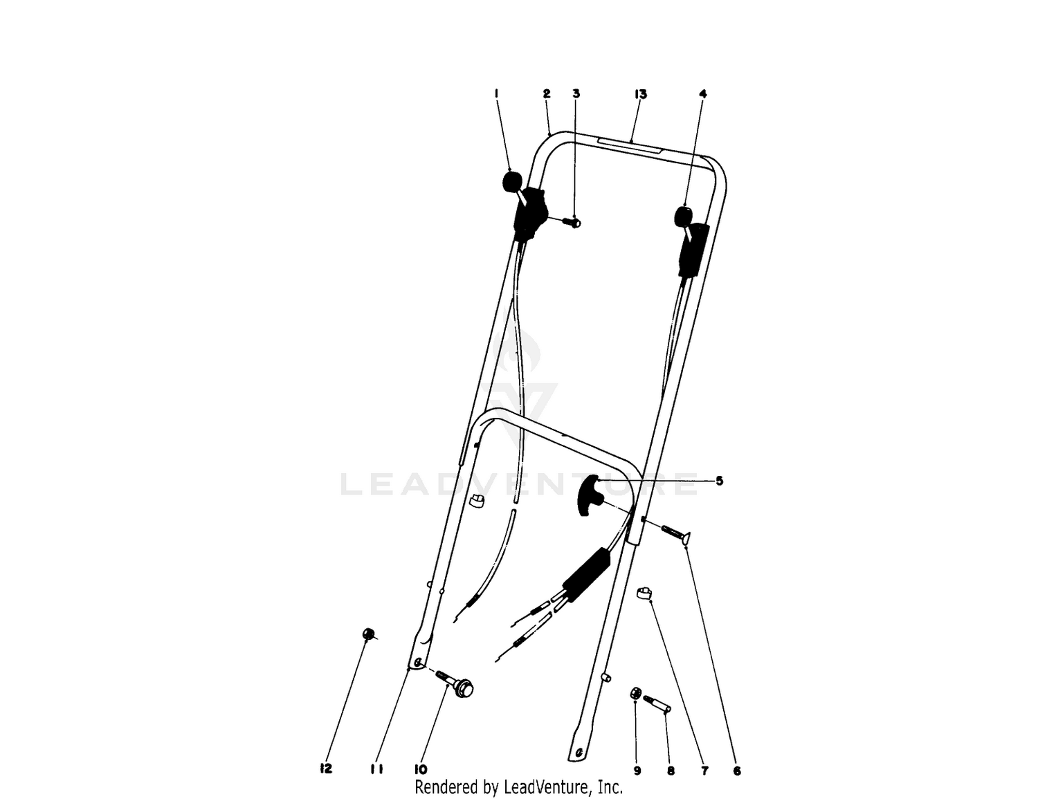 Handle Assembly Models 16035, 16106, 16264