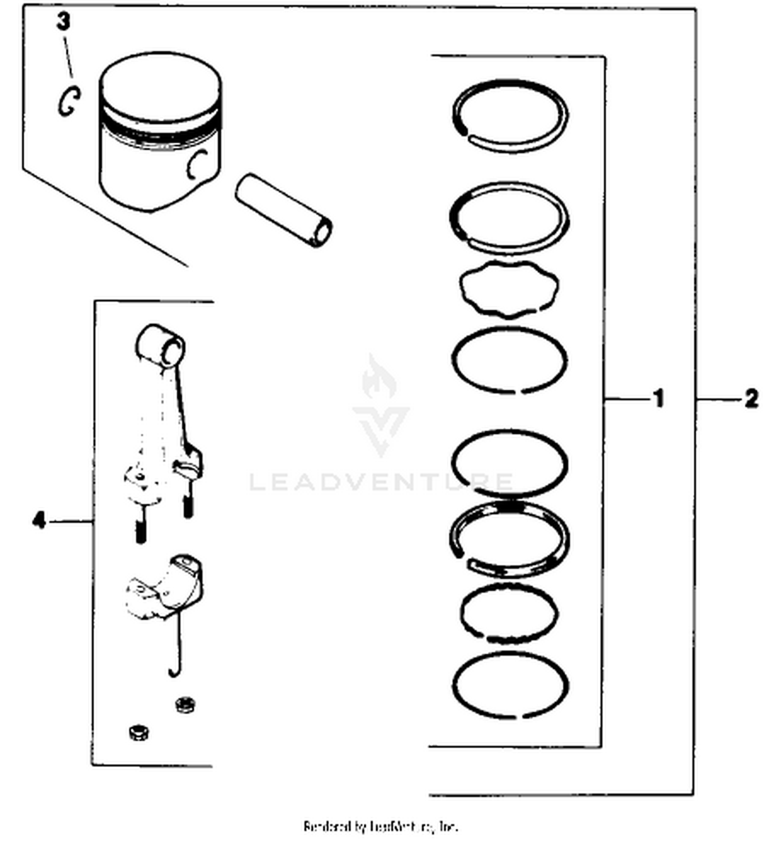 Piston  Rod-Engine Model No. M16 Spec. No. 711526