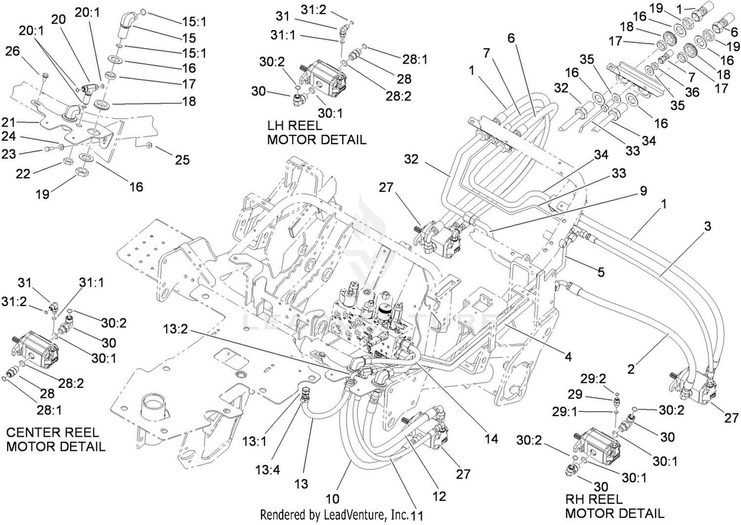 Hydraulic Reel Drive Assembly