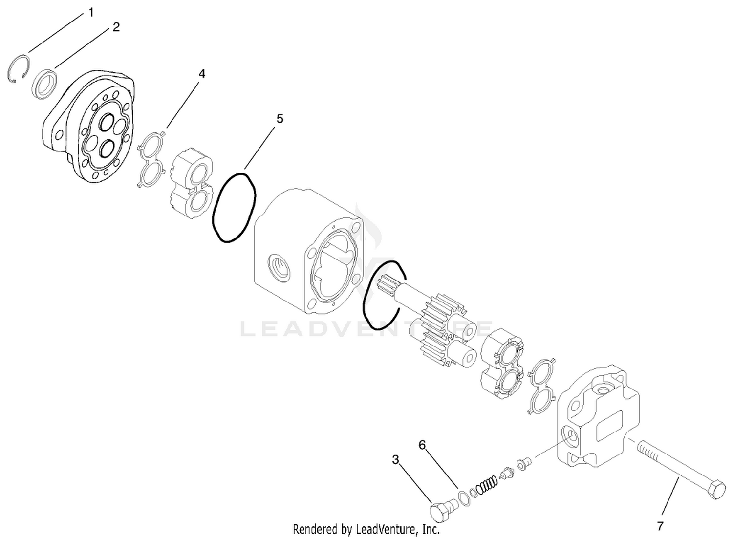 Hydraulic Pump Assembly No. 94-7376