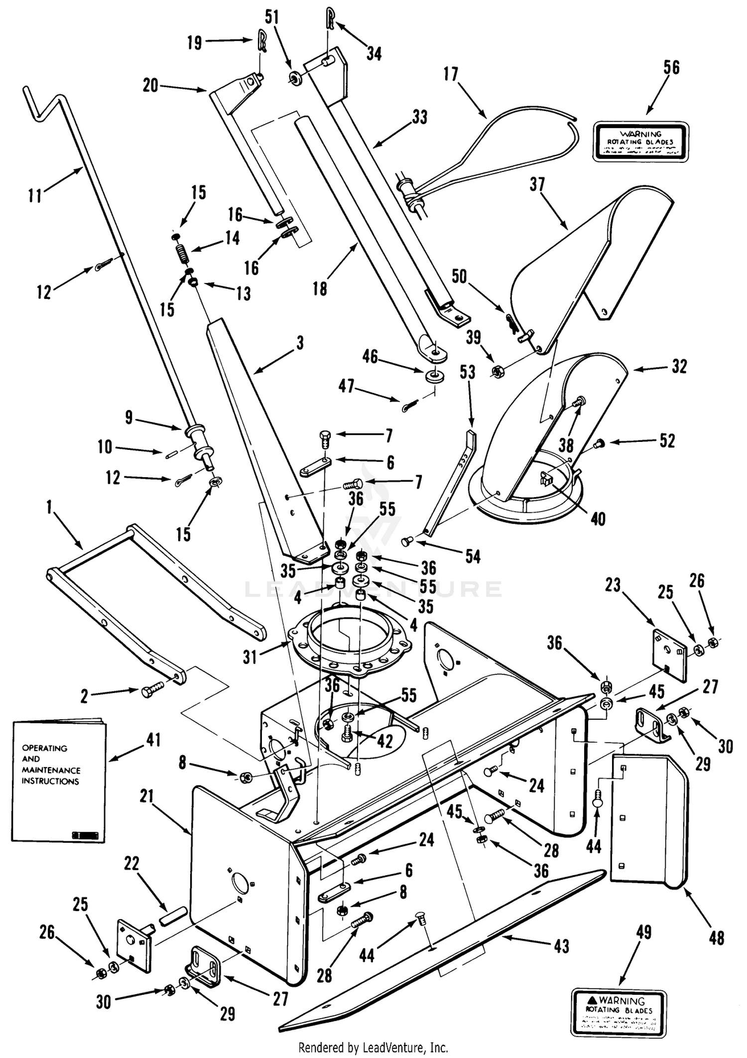 Snowthrower-42 In. (107 Cm) Vehicle Identification Number 06-42st03