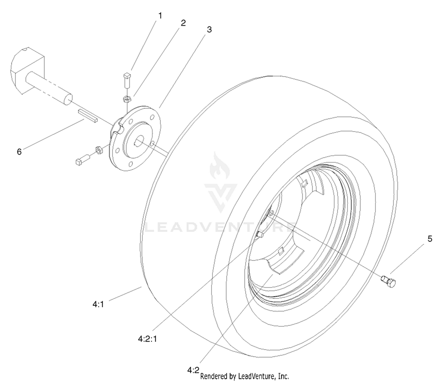 Rear Wheel Assembly