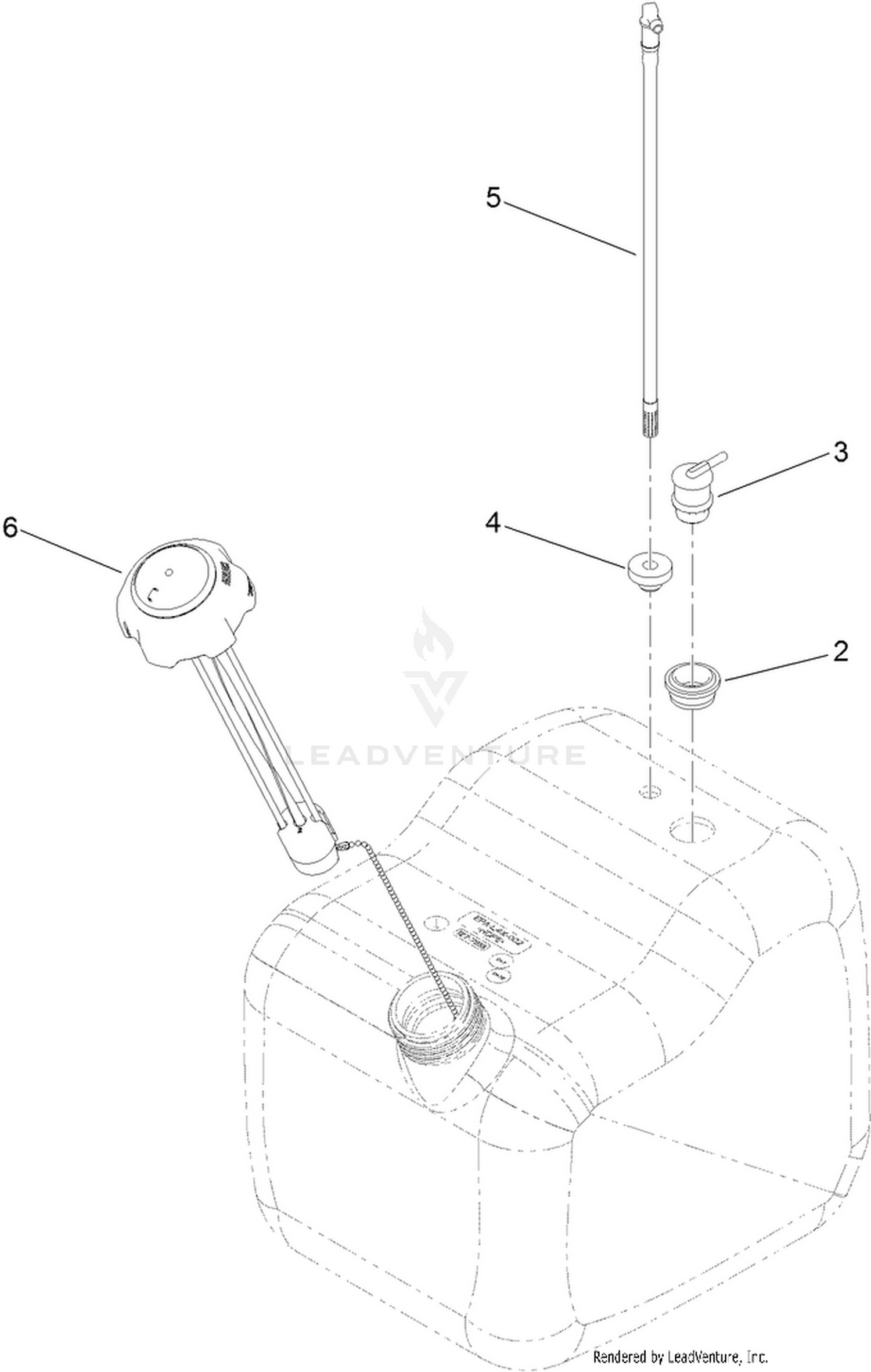 Fuel Tank Assembly No. 127-7849