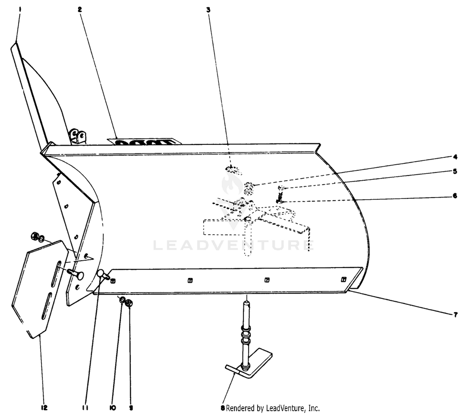 V-Plow Model No. 30750 (optional)
