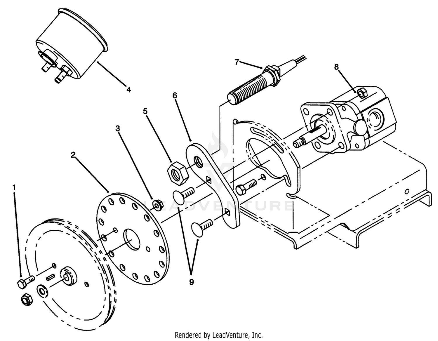Tachometer Kit Assembly