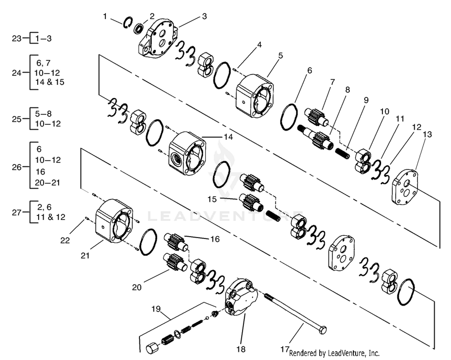 Gear Pump Assembly No. 98-9796