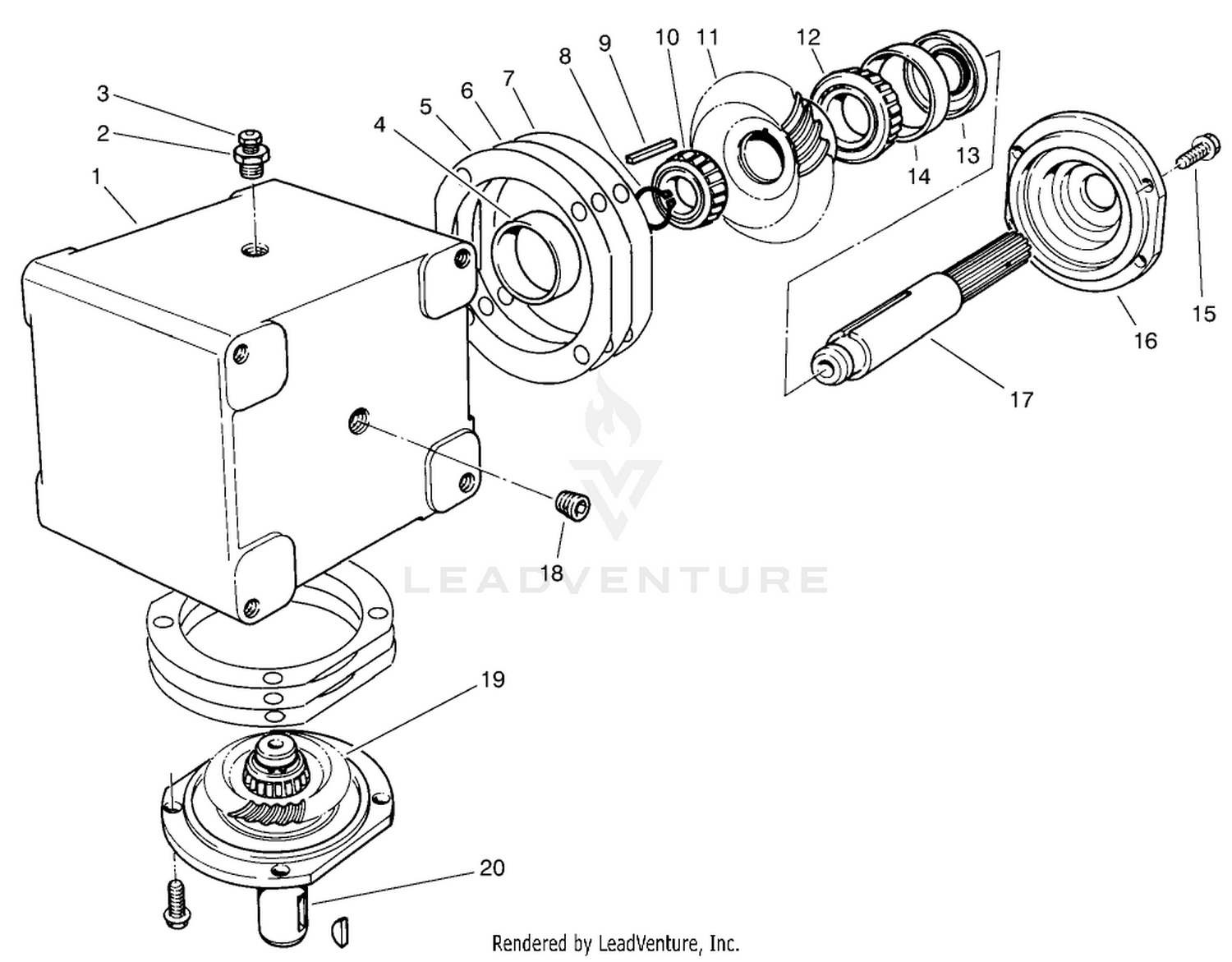 Gear Box Assembly No. 68-6810