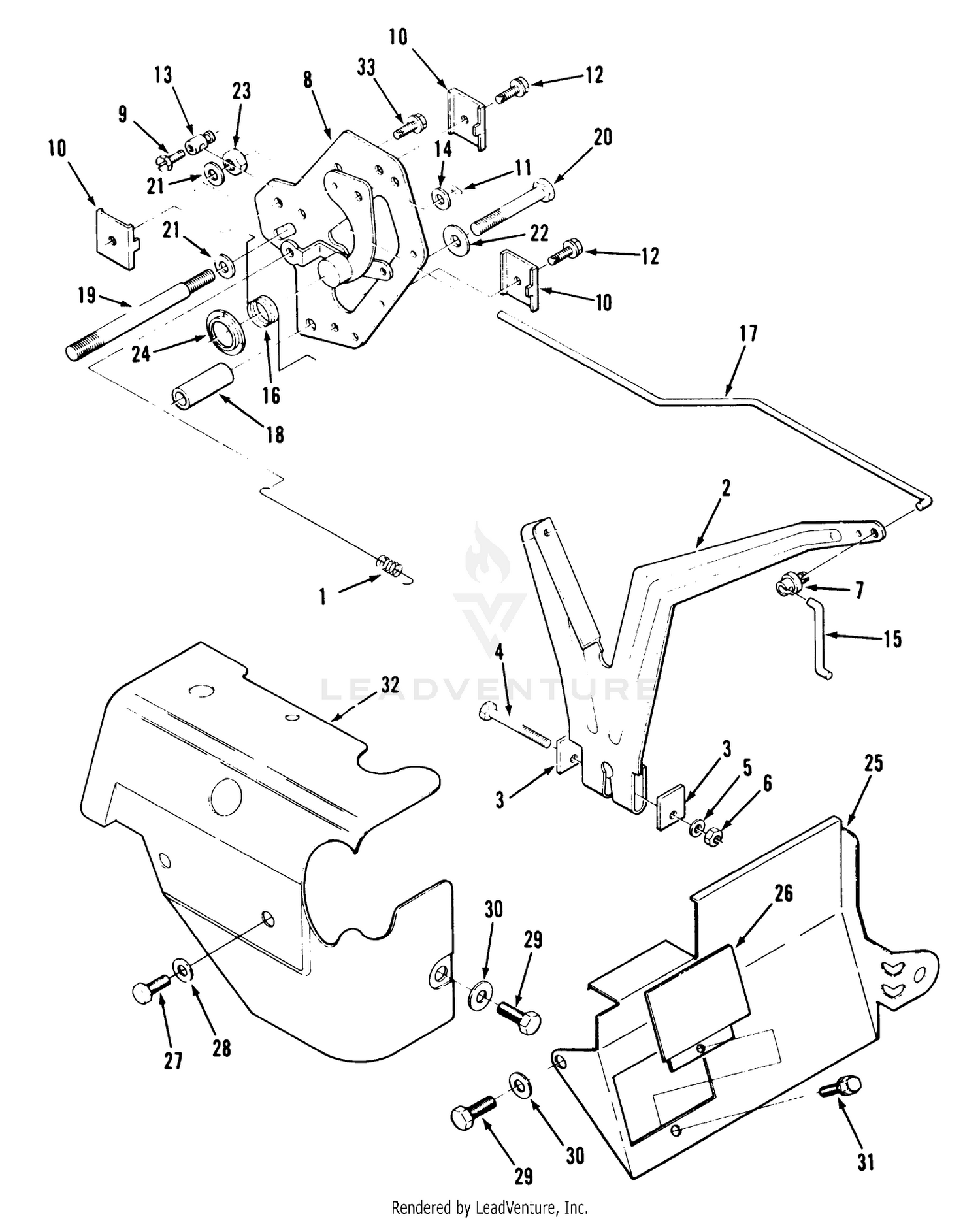 Covers  Governor Linkage-612-Z