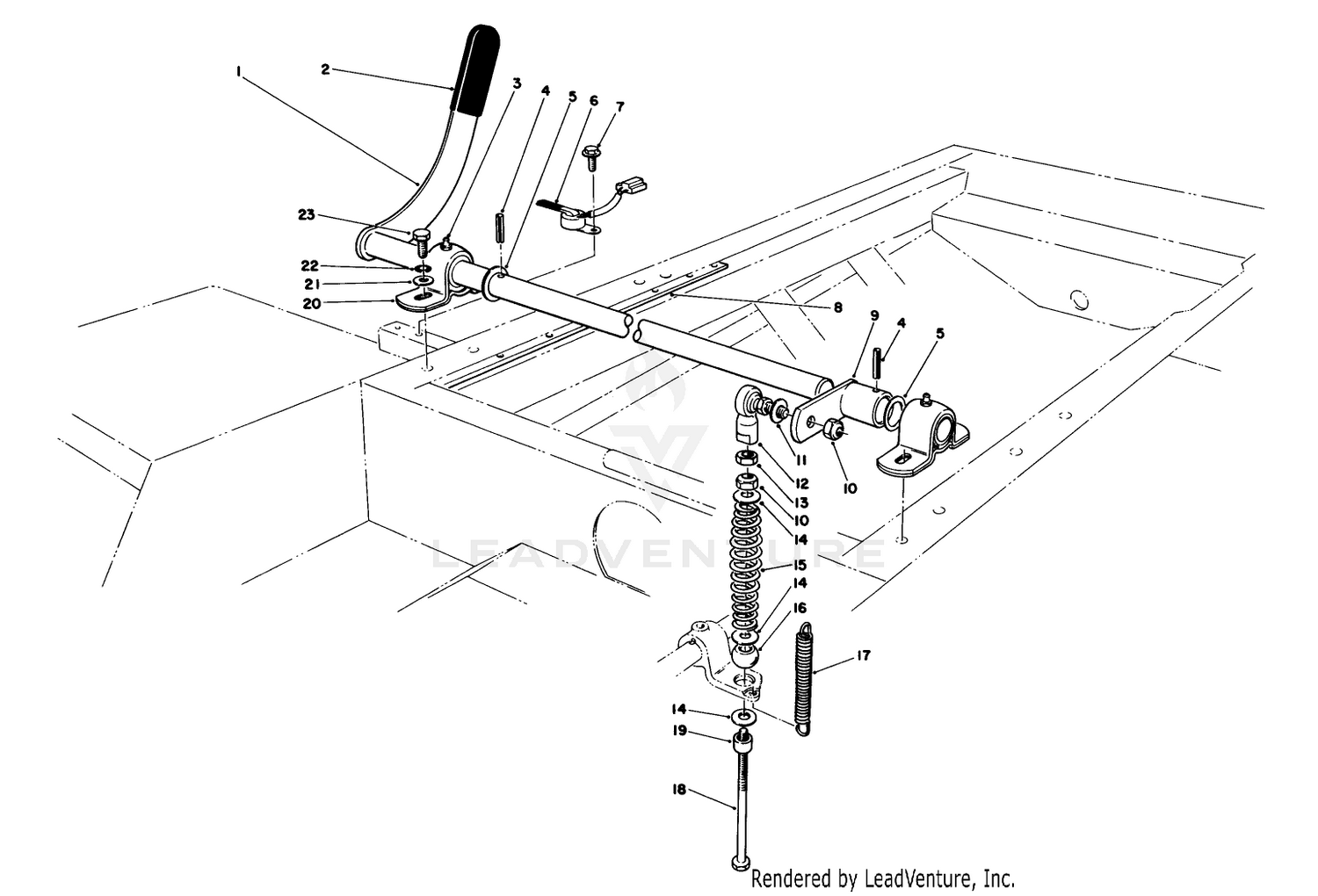 Power Take Off Lever Assembly