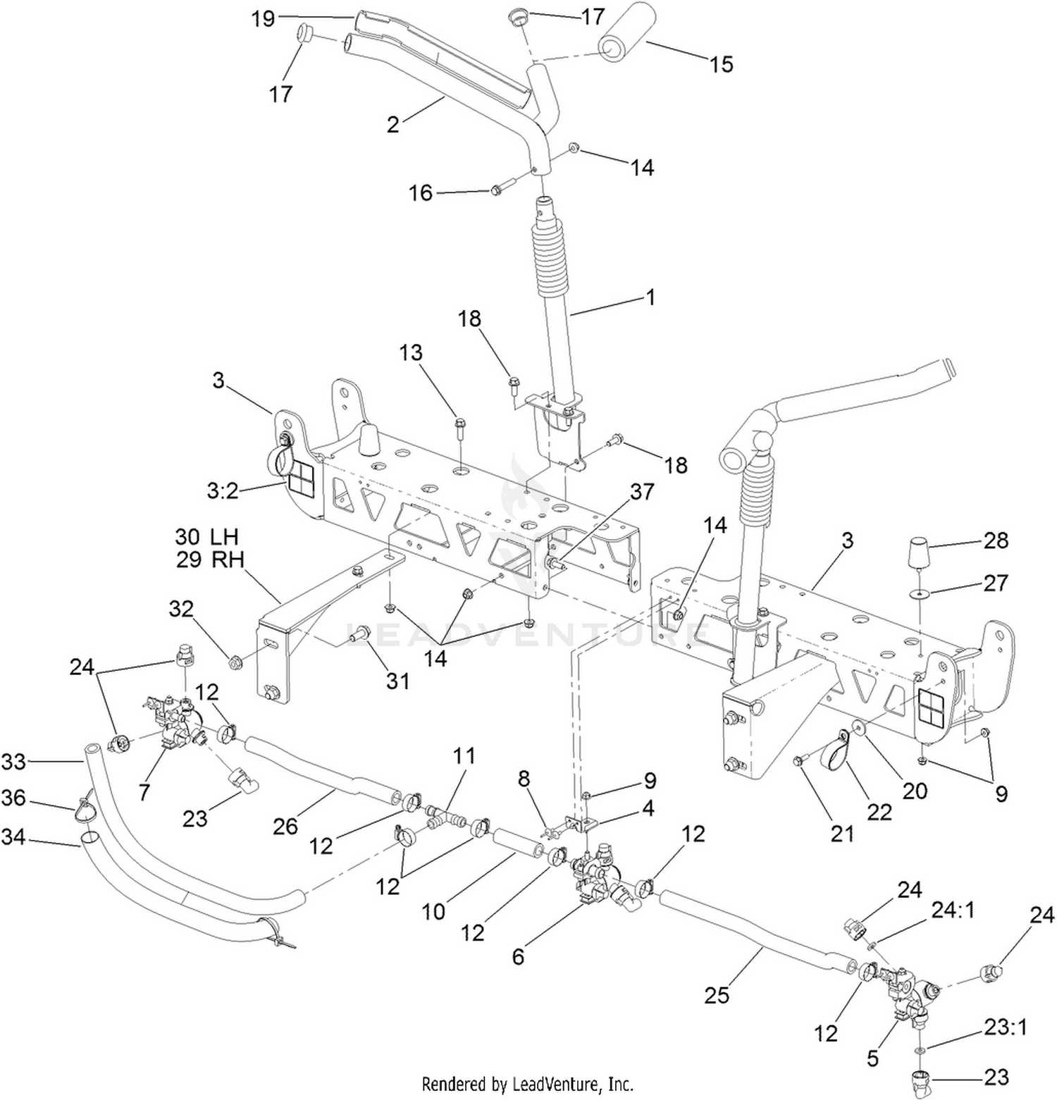 Center Boom Assembly