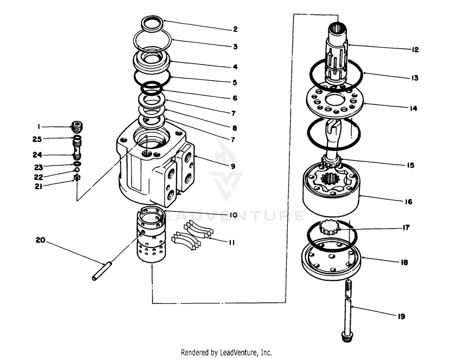 Power Steering Valve No. 74-3660