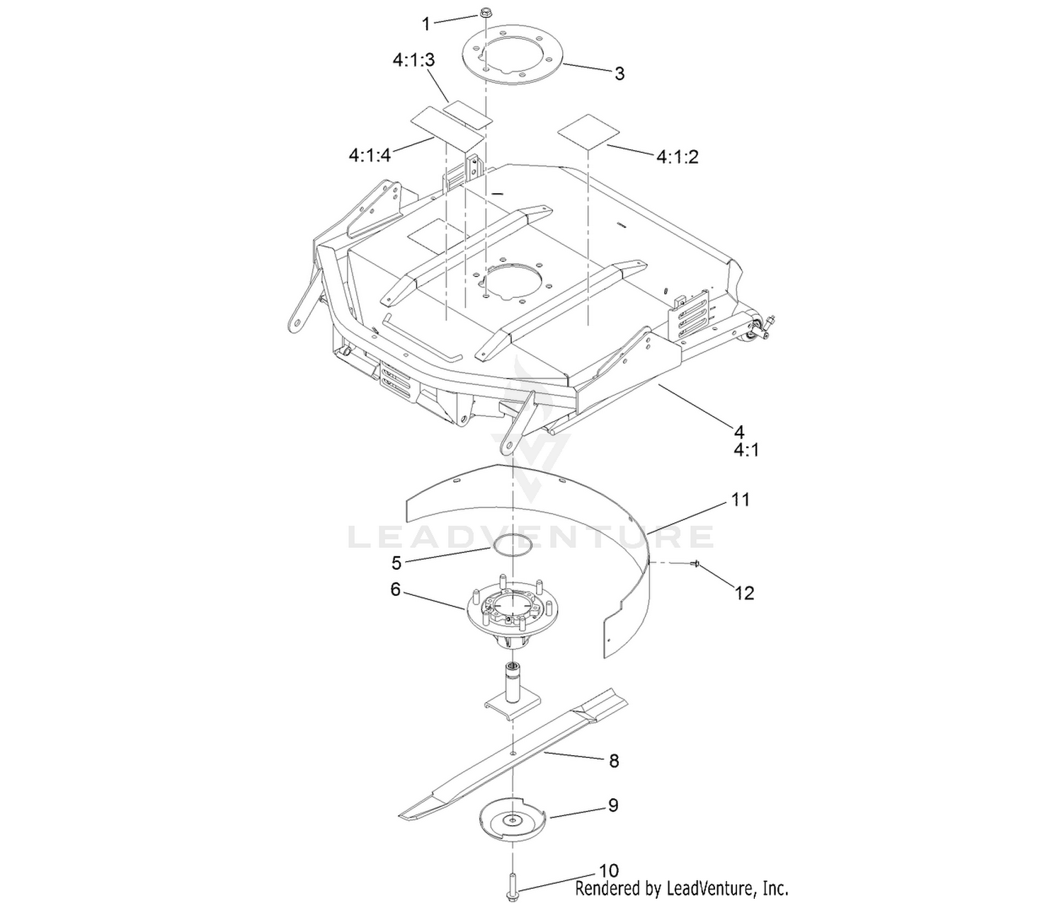Chamber, Blade and Spindle Assembly