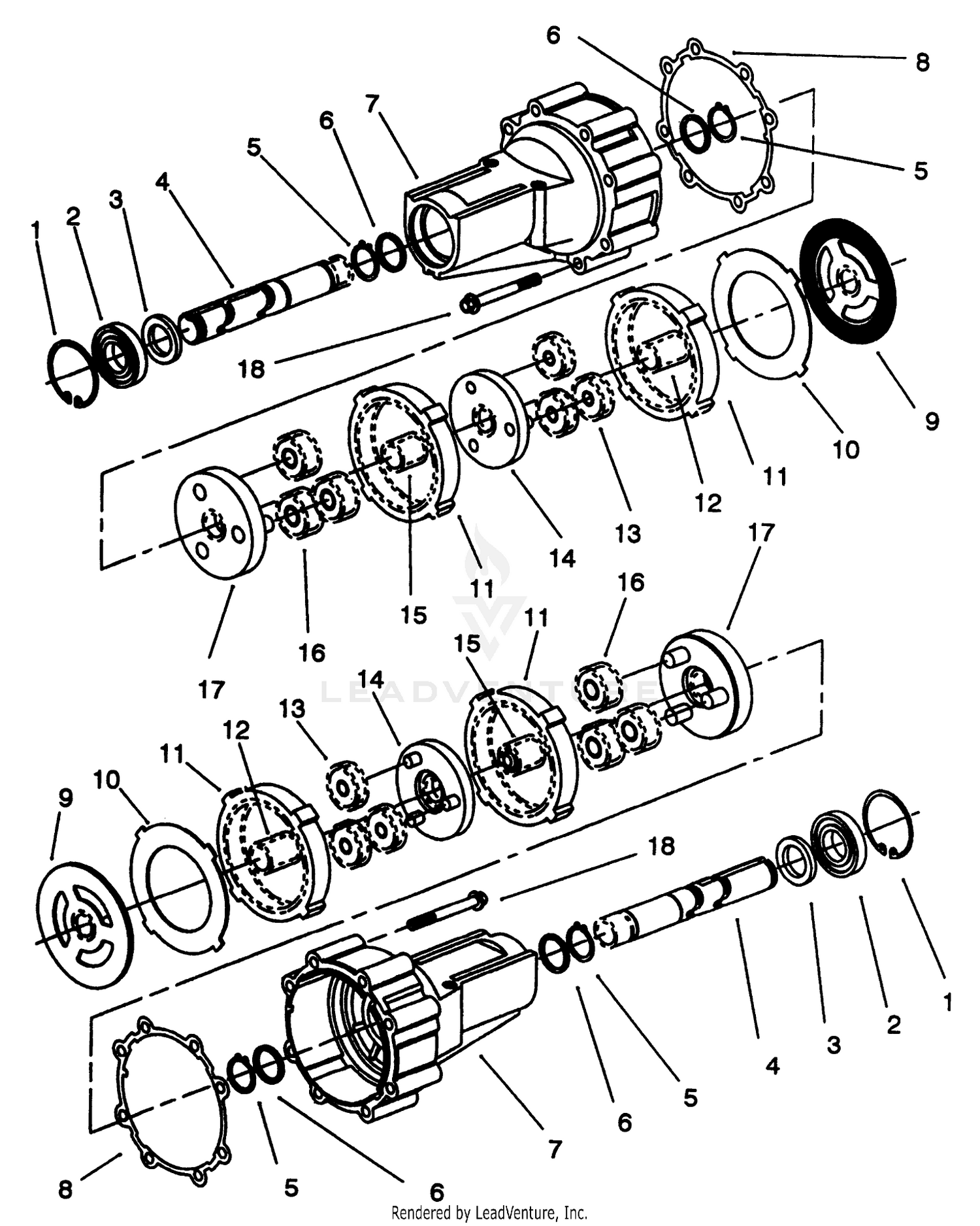 Transmission Eaton Model 751-045 2