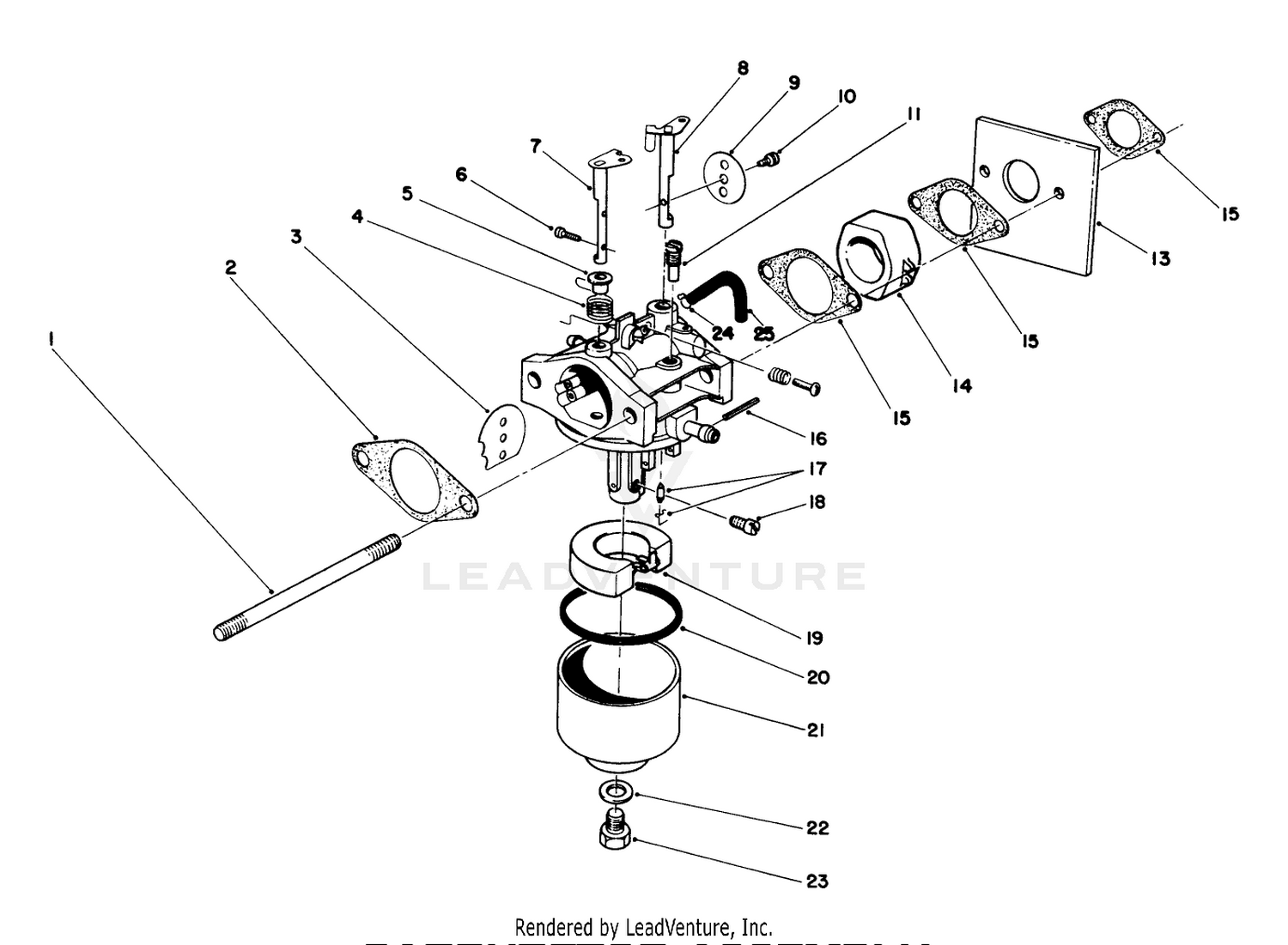 Carburetor Assembly (engine No. 47pk9)