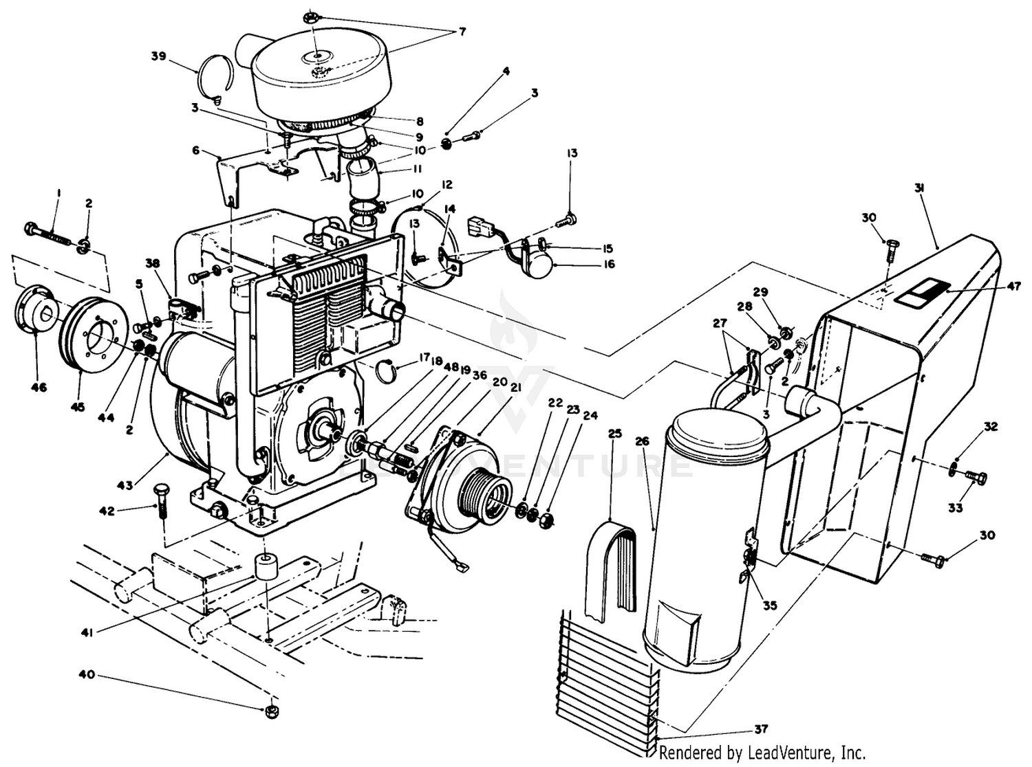 Engine  Clutch Assembly